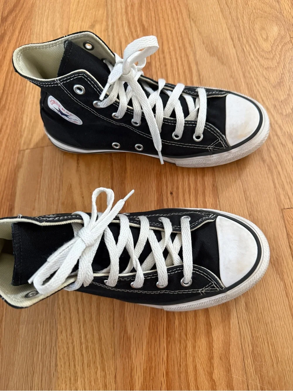 Converse Chuck Taylor All Star High Top Black Unisex Sneakers, Youth Size 3